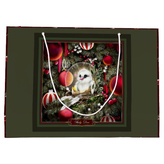 Baby Dove Große Geschenktüte (Rückseite)