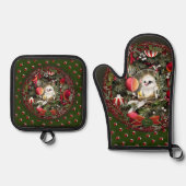 Baby Dove Ofenhandschuh & Topflappen-Set (Vorderseite)