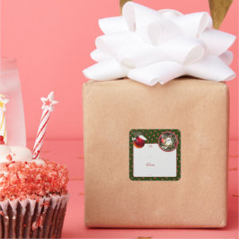 Baby Dove Quadratischer Aufkleber