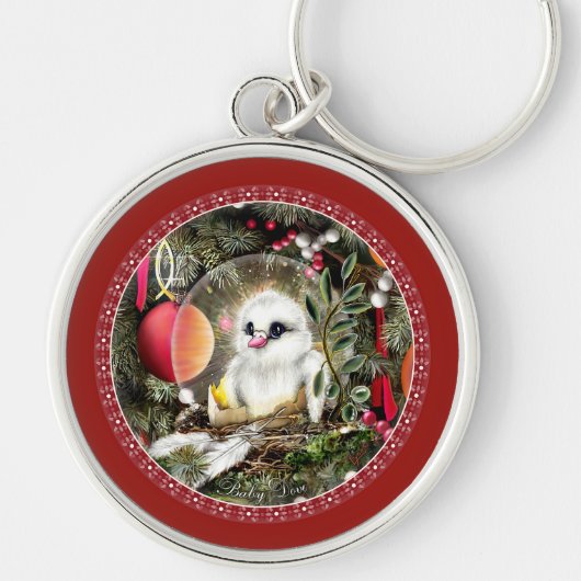 Baby Dove Schlüsselanhänger (Vorne)