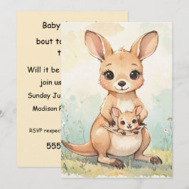 Baby Down Under Digital-Download-Einladung Einladung