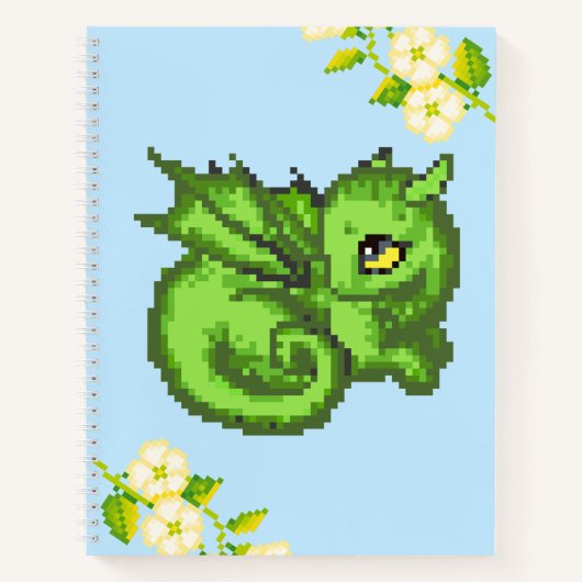 Baby-Drache-Notizbuch Notizblock (Vorderseite)