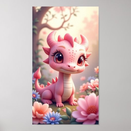 Baby-Drache Poster (Vorne)