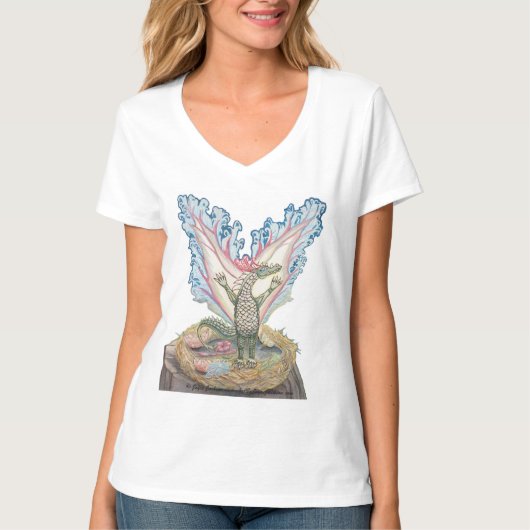 Baby-Drache-Shirts für Erwachsene und Kinder T-Shirt (Vorderseite)