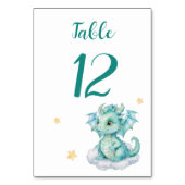 Baby-Drache Tischnummer (Vorderseite)