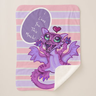 Baby-Drachen-Liebe Sherpadecke