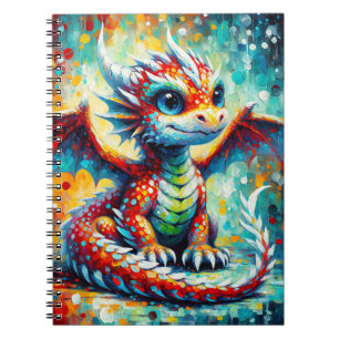 Baby-Drachen-Notizbuch Notizblock