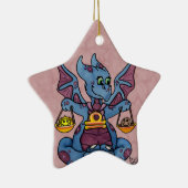 Baby-Drachetierkreis der Waagesternverzierung Keramikornament (Rechts)