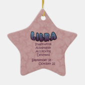 Baby-Drachetierkreis der Waagesternverzierung Keramikornament (Hinten)