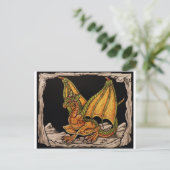 Baby Dragon-Artikel Postkarte (Stehend Vorderseite)