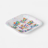 Baby Dragon Birthday Party Paper Teller (Gewinkelt)