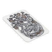 Baby Dragon Blume Bath Magnet (Rechte Seite)