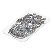 Baby Dragon Blume Bath Magnet (Linke Seite)