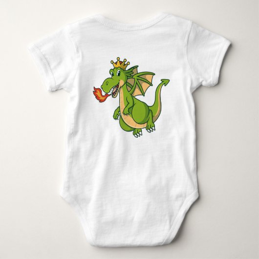 Baby Dragon Bodysuit - Niedlich und gemütlich eing Baby Strampler (Rückseite)