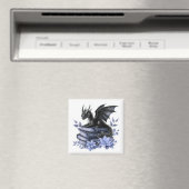 Baby Dragon Book Sticker, Niedlicher Vinyl Sticker Magnet (In Situ (Geschirrspüler))