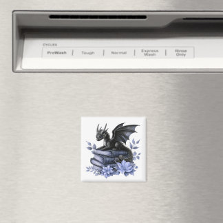 Baby Dragon Book Sticker, Niedlicher Vinyl Sticker Magnet