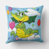 Baby Dragon Decorative Pillow Kissen (Rückseite)