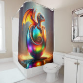 Baby Dragon Duschvorhang (Beispiel)