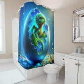 Baby Dragon Duschvorhang (Beispiel)