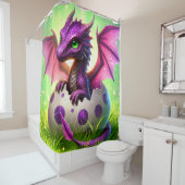Baby Dragon Duschvorhang (Beispiel)