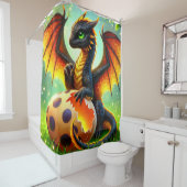 Baby Dragon Duschvorhang (Beispiel)