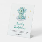 Baby Dragon Familientraditionen Sockelschild (Vorderseite)