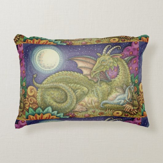 Baby Dragon FANTASY ACCENT PILLOW Zierkissen (Vorderseite)