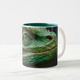 Baby Dragon Fantasy Art Zweifarbige Tasse