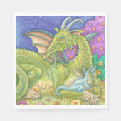 Baby Dragon Fantasy PAPER der nächsten Generation  Serviette (Vorderseite)