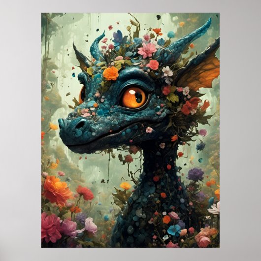 Baby Dragon Fantasy Poster (Vorne)
