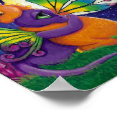 Baby Dragon Fee umarmen Paar kuddle night Liebe Poster (Ecke)