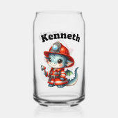 Baby Dragon Feuerwehrmann bereit retten! Dosenglas (Vorderseite)