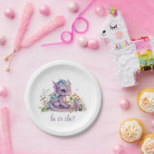 Baby Dragon Gender Reveal Party Pappteller (Party)
