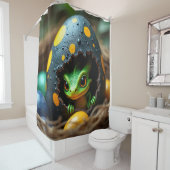 Baby Dragon Hatching Duschvorhang (Beispiel)