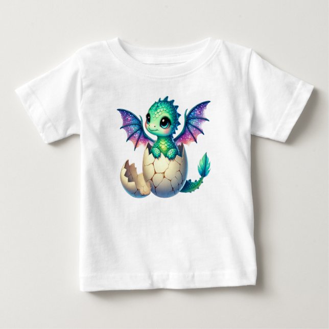 Baby Dragon Hatching Tshirt (Vorderseite)