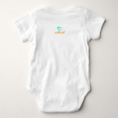 Baby Dragon Heart Bodysuit Strampler (Rückseite)