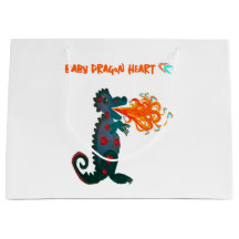 Baby Dragon Heart Geschenktasche