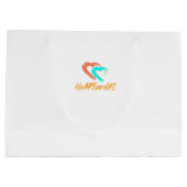 Baby Dragon Heart Geschenktasche Große Geschenktüte (Rückseite)