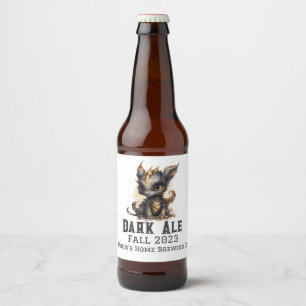 Baby Dragon Home Brew Beer Bierflaschenetikett