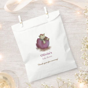 Baby Dragon im Lila Ei Girl Einzigartige Kinderdus Geschenktütchen