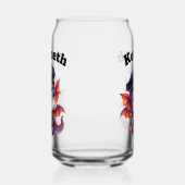 Baby Dragon lächelt in Polizist Kostüm! Dosenglas (Rechts)