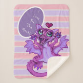 Baby Dragon Liebe Sherpadecke (Vorderseite)