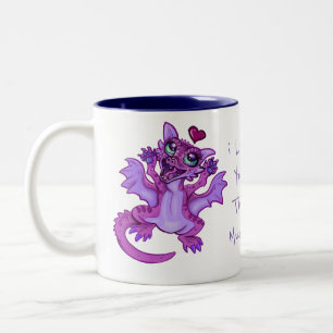 Baby Dragon Liebe Zweifarbige Tasse