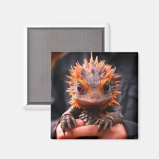 Baby Dragon Magnet (Vorderseite/Rückseite)