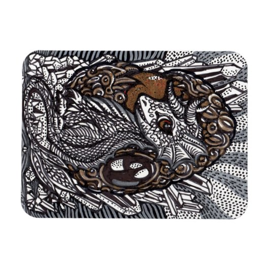 Baby Dragon Magnet (Horizontal)