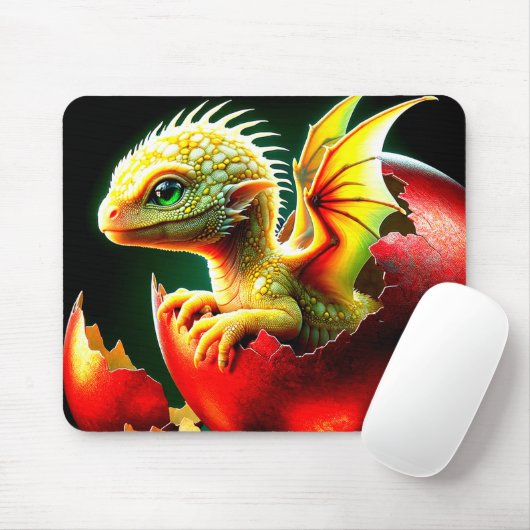 Baby Dragon Mousepad (Mit Mouse)