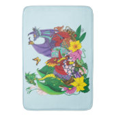 Baby Dragon Nest Fantasy Badematte (Vorderseite Vertikal)