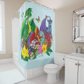 Baby Dragon Nest Fantasy Duschvorhang (Beispiel)