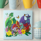 Baby Dragon Nest Fantasy Fliese