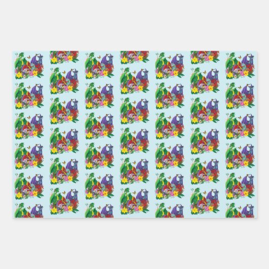 Baby Dragon Nest Fantasy Geschenkpapier Set (Vorderseite 2)